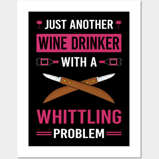 Wine Drinker Whittling Posters and Art